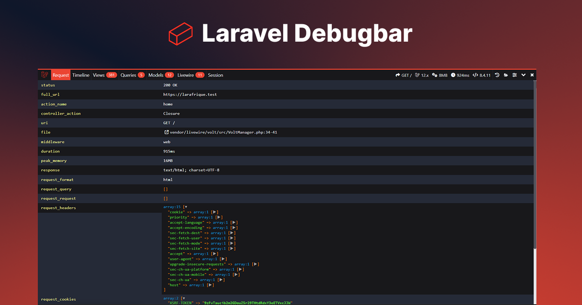 Laravel Debugbar : L’outil ultime pour déboguer vos applications Laravel